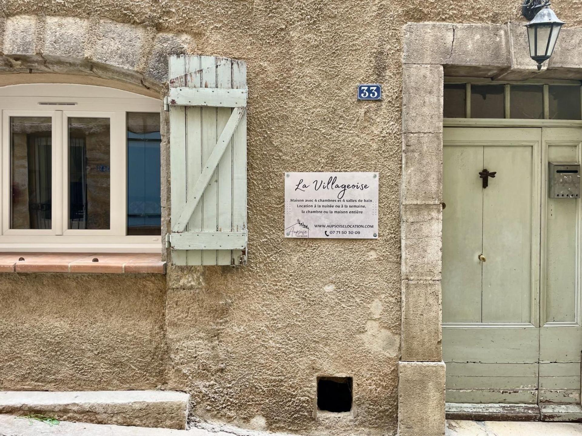La Villageoise Aups Bagian luar foto